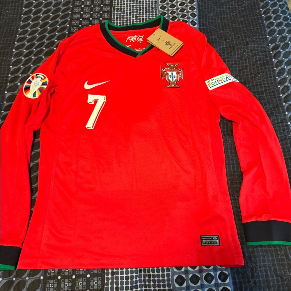 Cr7 cristiano ronaldo portugal soccer jersey brand new nike euro 2024